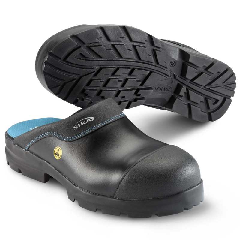 Ty sika 8110 flex light safe clog o.h. sb+p zwart - maat 45 - 16.089.102.45