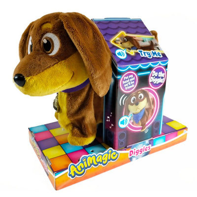 Goliath games animagic diggles hond interactieve knuffel