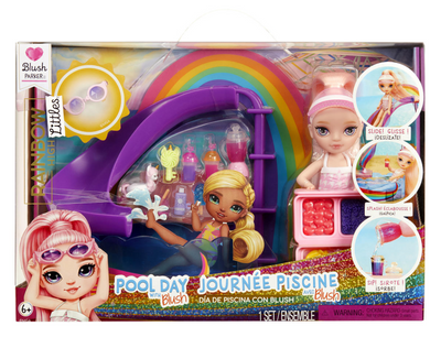 Rainbow high pop kleine zwembaddag met blush speelset