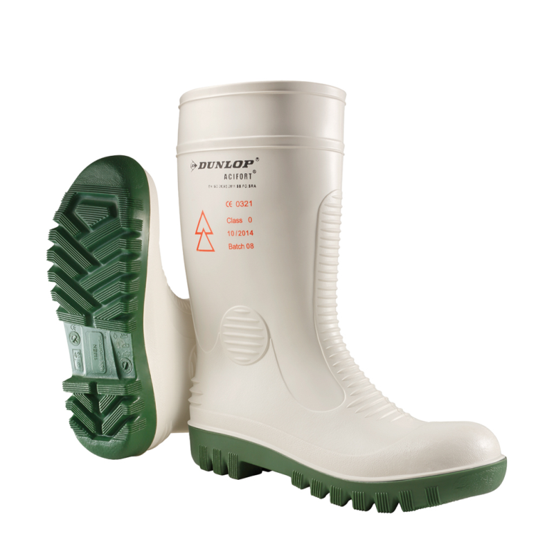 Dunlop a571411 high voltage beveiligd sb wit groen - maat 42 - 00.036.001.42