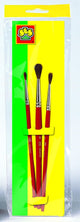 Ses penselenset 3-delig set