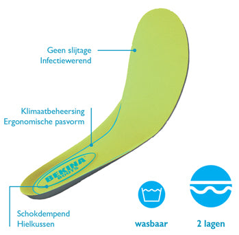 Bekina voetbed e002 groen - maat 42 - 00.135.002.42