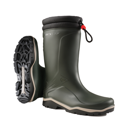 Dunlop k486061 blizzard gevoerde winterlaars pvc groen - maat 43 - 15.032.073.43