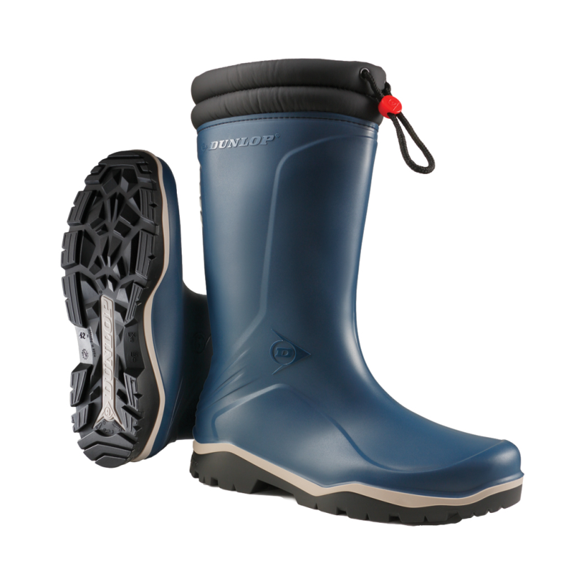 Dunlop k454061 blizzard gevoerde winterlaars pvc blauw - maat 46 - 15.032.075.46