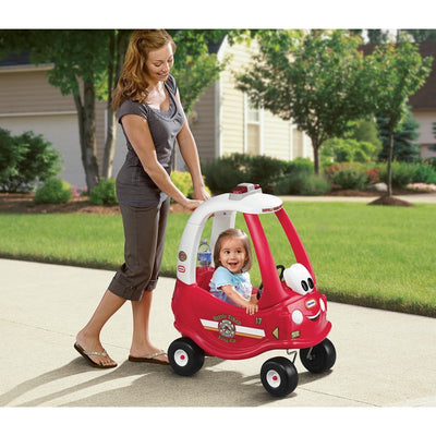 Little tikes ride and rescue cozy coupe brandweer loopauto