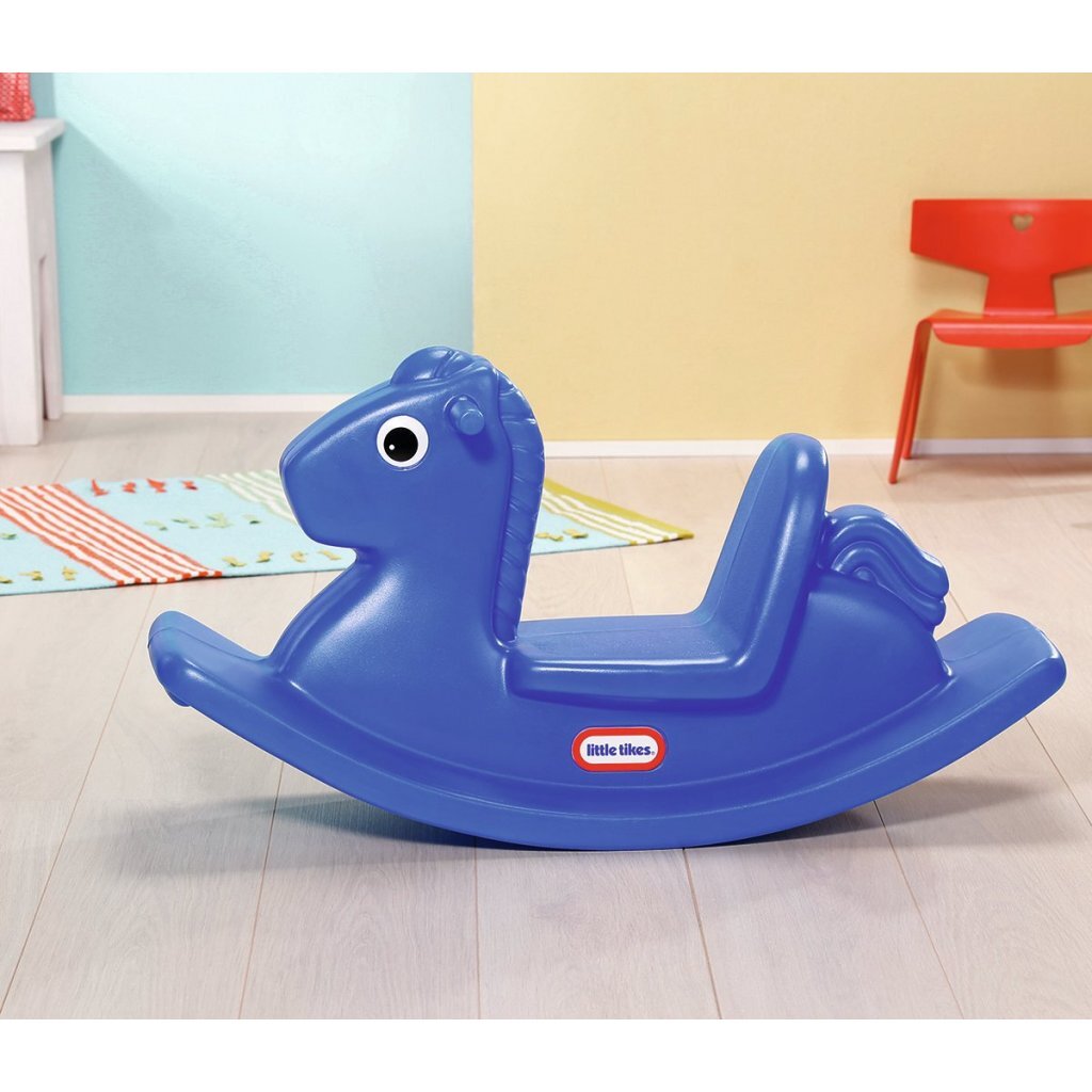 Little tikes rocking horse 42.6x29x85.5 cm blauw