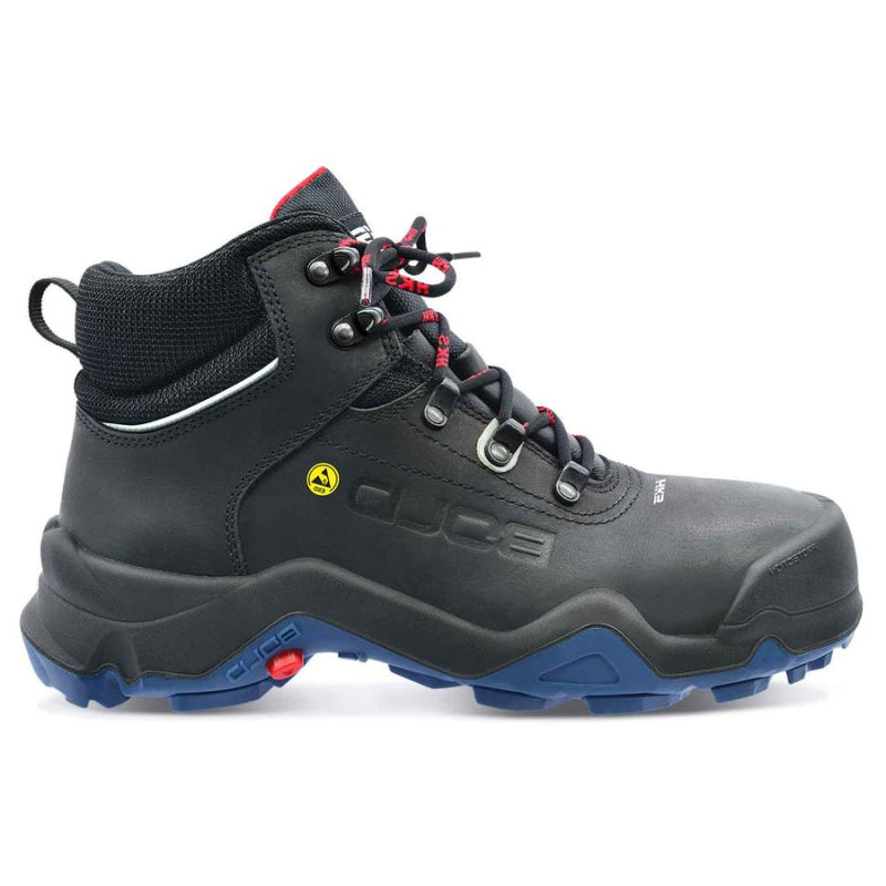 Hks werkschoen delta 1 wtp hoog s3 esd | zwart blauw | maat 39 - 00.162.028.39