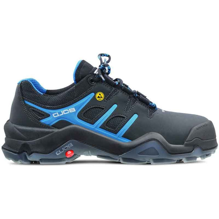 Hks werkschoen targa 2 vtp metaalvrij laag s3 esd | zwart blauw | maat 48 - 00.162.094.48