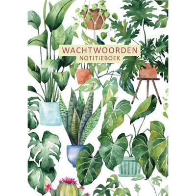 Deltas wachtwoorden notitieboek jungle