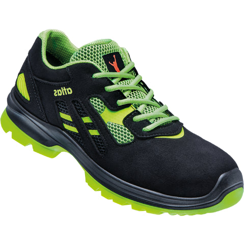 Atlas werkschoen flash 2600 laag s1 | zwart groen | maat 40 - 00.012.059.40