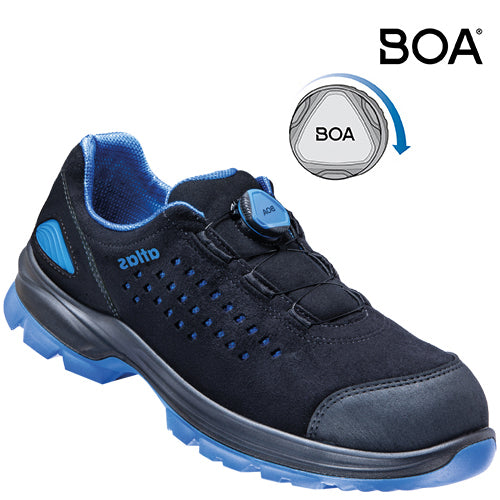 Atlas werkschoen sl 940 2.0 boa laag s1 | zwart blauw | maat 46 - 00.012.102.46