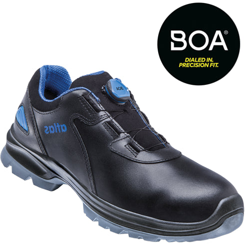 Atlas werkschoen sl 9645 xp 2.0 boa laag s3 | zwart blauw | maat 41 - 00.012.104.41