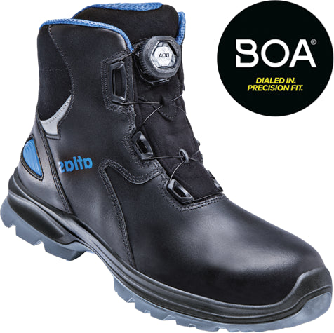Atlas werkschoen sl 9845 xp 2.0 boa hoog s3 | zwart blauw | maat 36 - 00.012.105.36