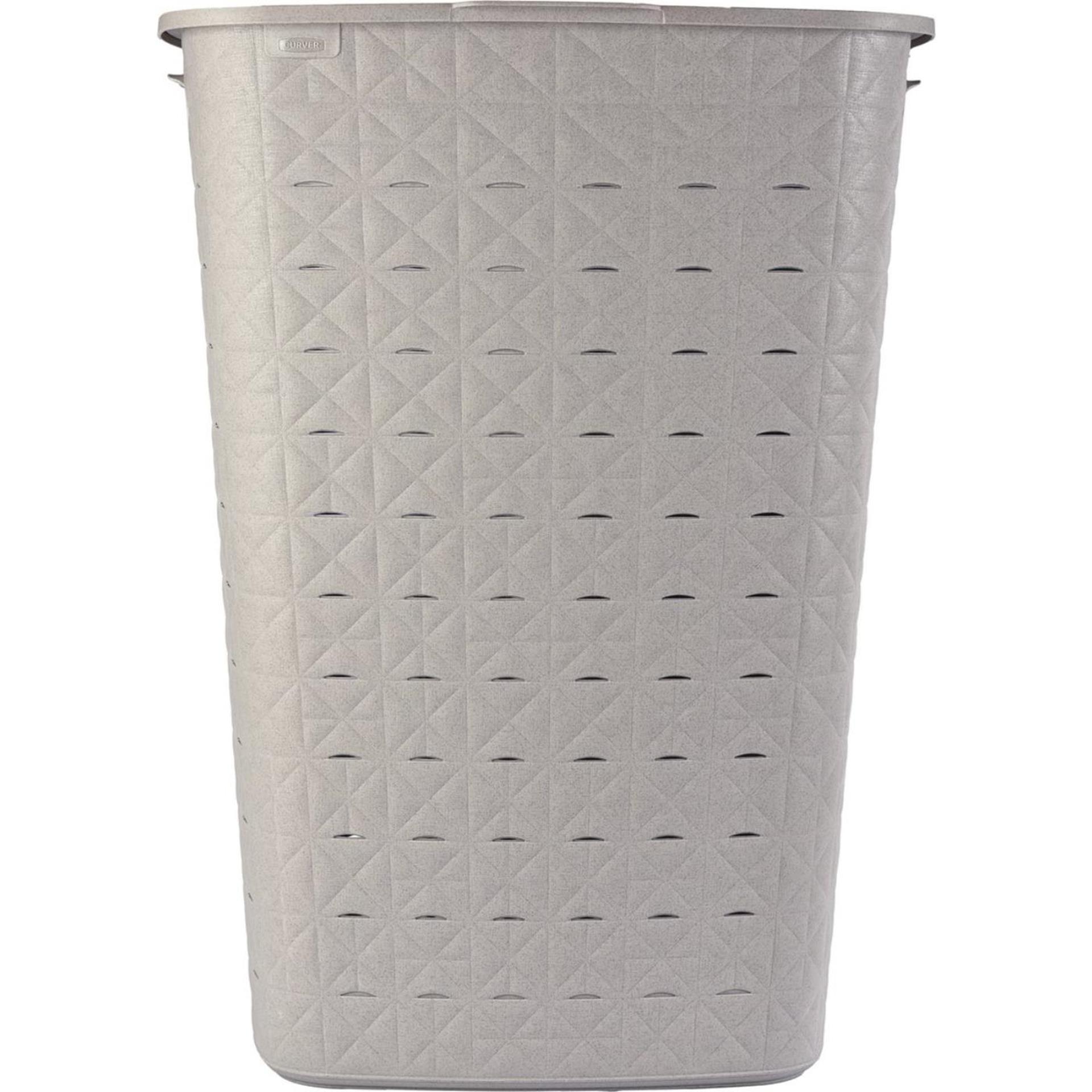 Curver softex wasbox met deksel taupe