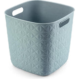 Curver softex opbergmand cube - 15l blauwgroen 28x28x27cm - afbeelding 1