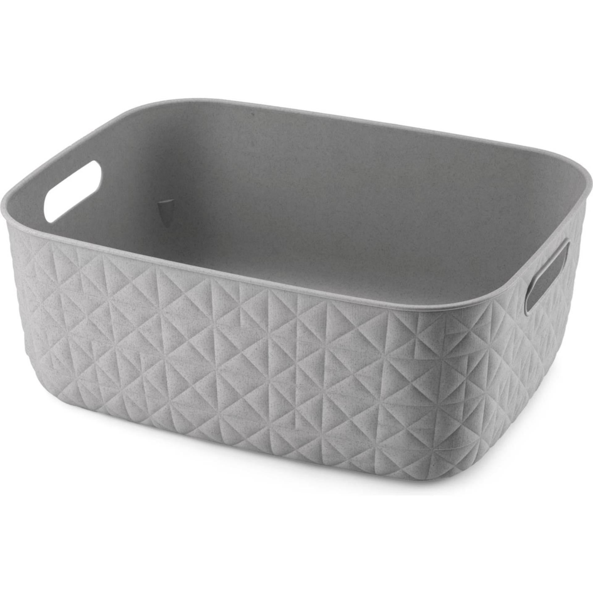 Curver softex opbergmand m - 12,5l taupe 38x29x14cm