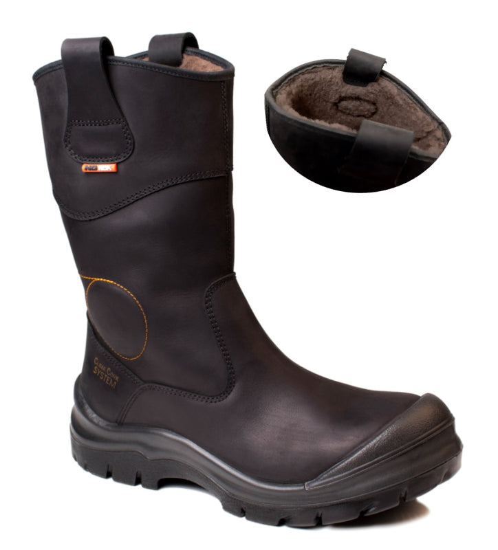 No risk werklaars crowheart teddy gevoerd xw metaalvrij s3 | zwart | maat 43 - 00.071.030.43