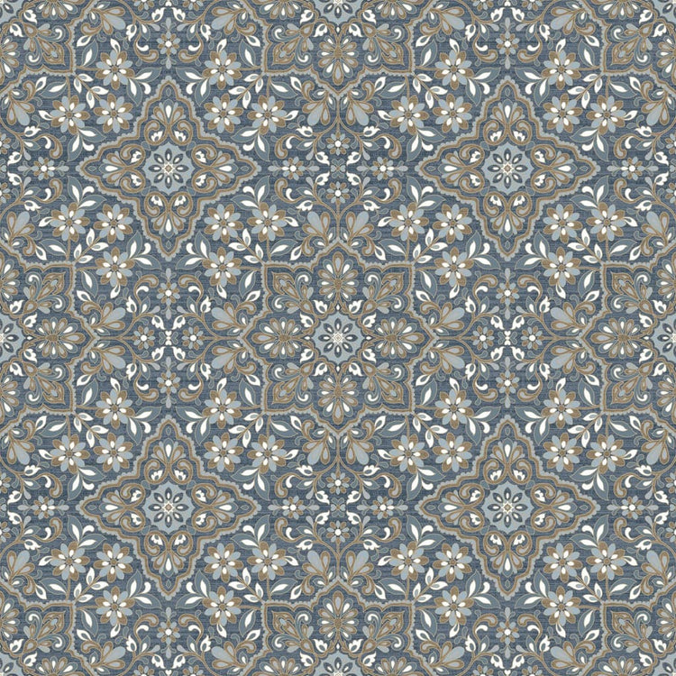 Noordwand Homestyle Behang Portugese Tiles bruin en blauw