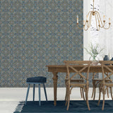 Noordwand Homestyle Behang Portugese Tiles bruin en blauw - afbeelding 1