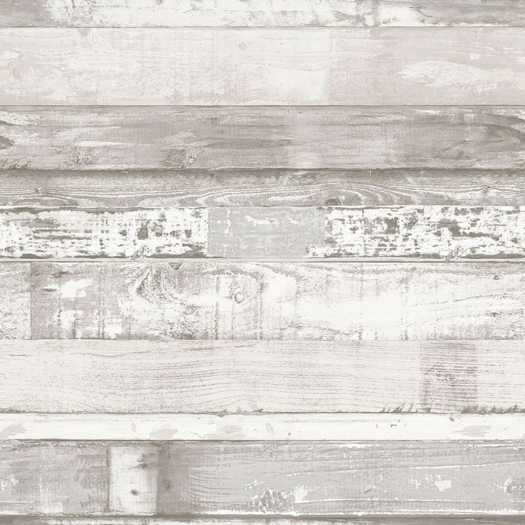 Noordwand Noordwand Behang Homestyle Wood gebroken wit en grijs