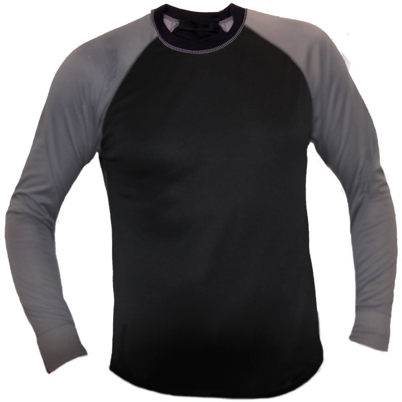 Cerva crv don thermoshirt 03090025 | kleur zwart lichtgrijs | maat m - 00.200.190.02