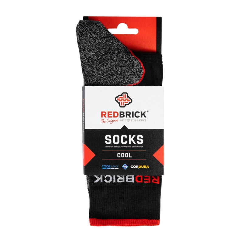 Redbrick zomer cool sokken 25104 | grijs zwart | maat 46 - 00.083.022.43
