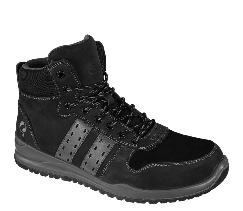 Quick werkschoen sport qs0911 s3 | zwart grijs | maat 37 - 00.114.007.37