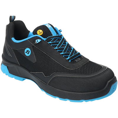Bata werkschoen summ two laag s3 | zwart blauw | maat 41 - 00.017.140.41