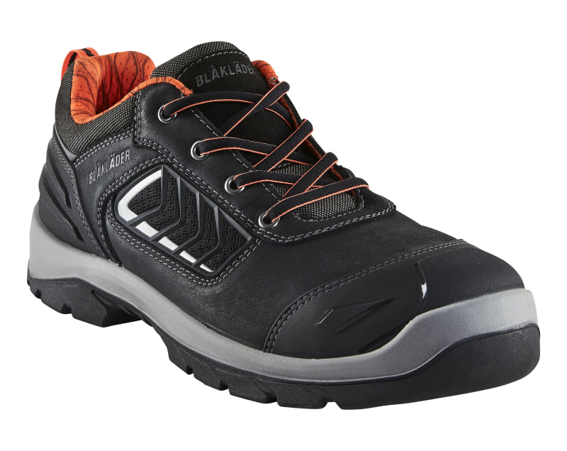 Blåkläder veiligheidsschoen 2450 s3 laag | zwart oranje | maat 46 - 00.183.004.46