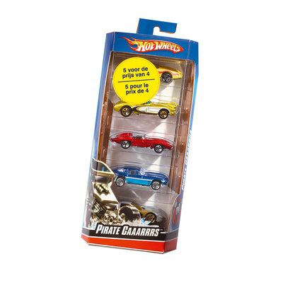 Mattel hot wheels car 5-pack