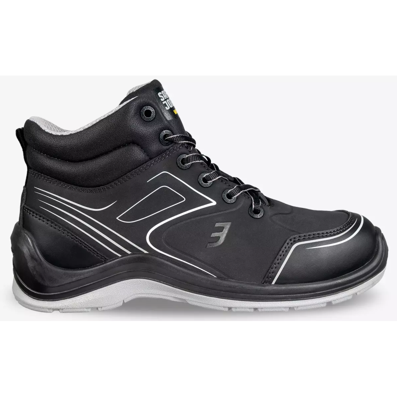 Ty safe jogger flow mid s3 | zwart | maat 35 - 00.118.115.35