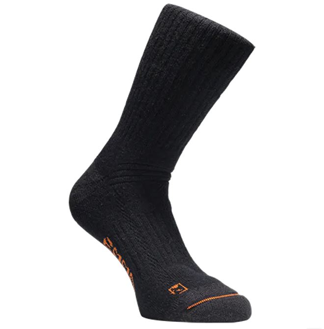 Emma sok hydro-dry thermo sustainable | zwart grijs | maat 39 - 8715316151361