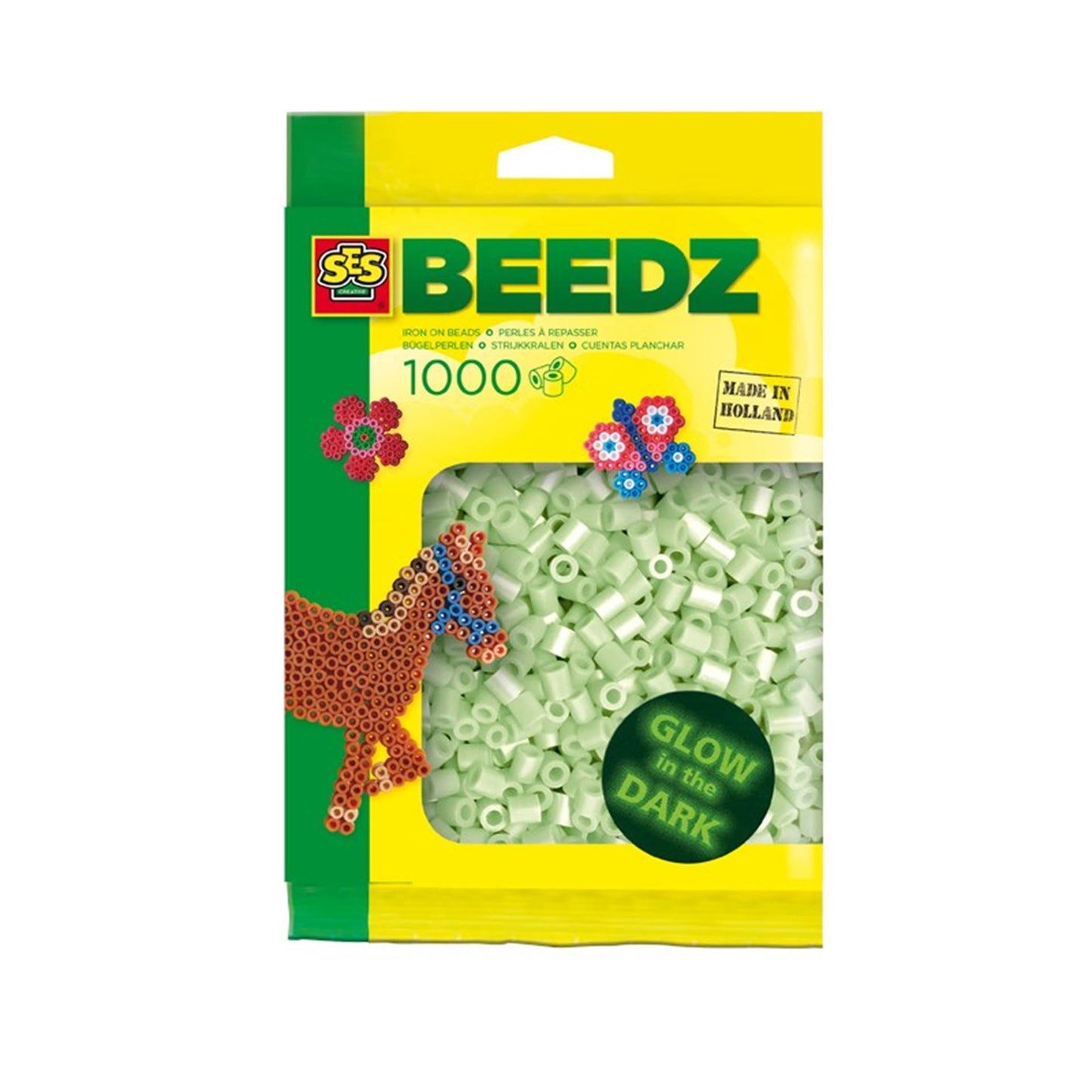 Ses strijkkralen glow in the dark 1000st