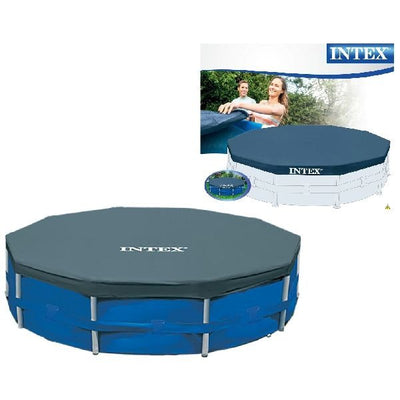 Intex 28031 afdekzeil voor frame zwembad 366cm blauw