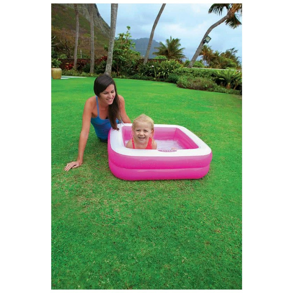Intex zwembad play box roze 86x86cm
