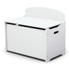Delta children tb83460gn-130 houten opbergkist met rugleuning wit