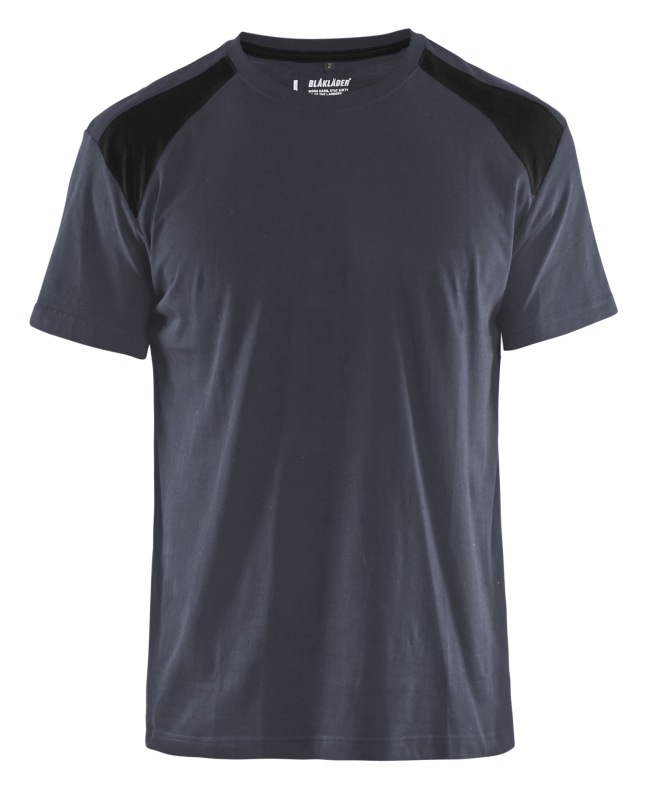 Blåkläder t-shirt bicolour 33791042 | donkergrijs zwart | maat 4xl - 7330509604489