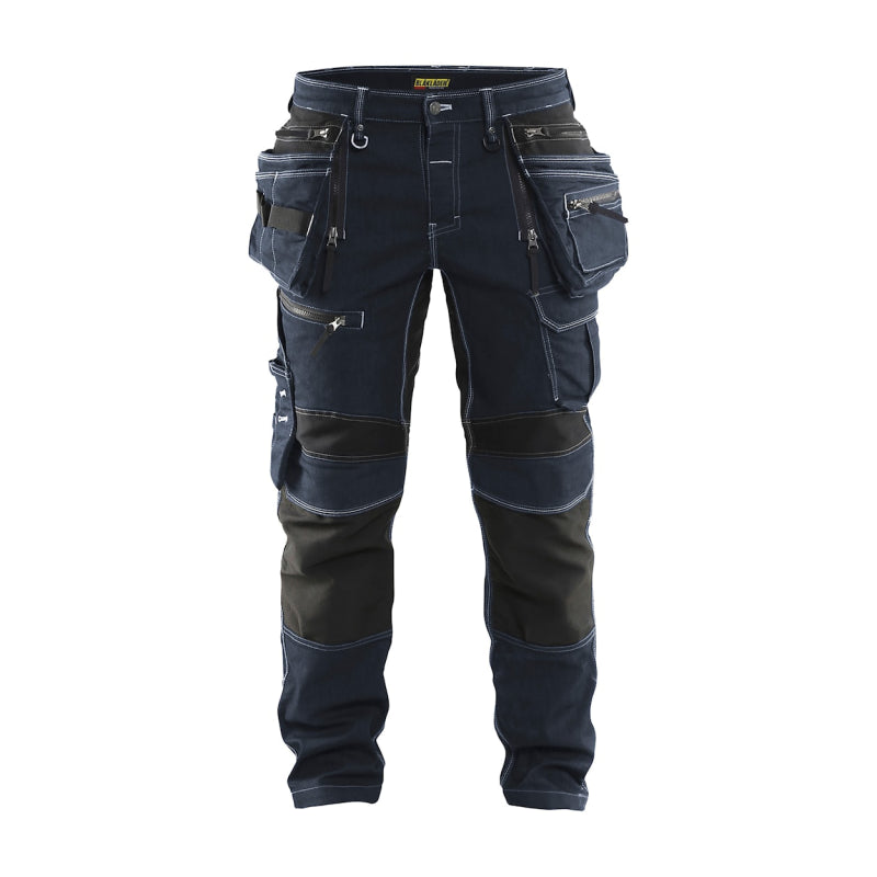 Blåkläder werkbroek denim stretch x1900 19901141 | zwart | maat c60 - 7330509532201