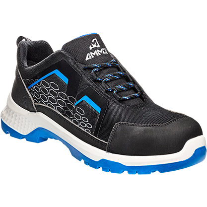 Emma werkschoen crossforce fly d laag s3 | zwart blauw | maat 44 - 8715316153853