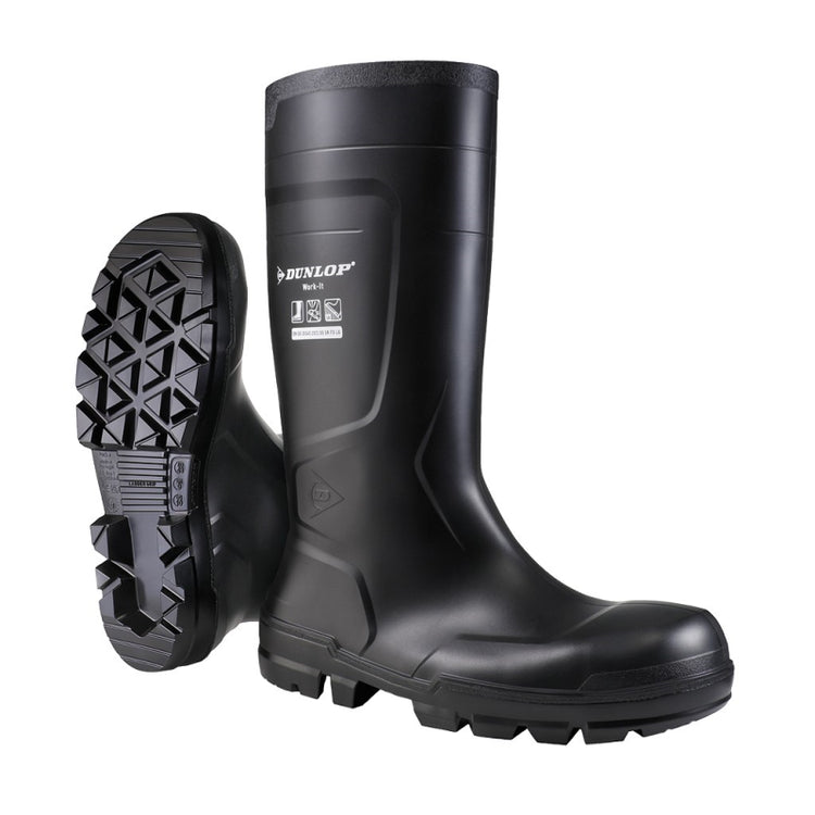 Dunlop nb2hd01 work it pvc laars s5 | zwart | maat 38 - 8713197371830