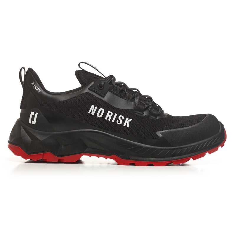 No risk x-treme low black red 1557.10 s3l | zwart rood | maat 39 - 5607421133390