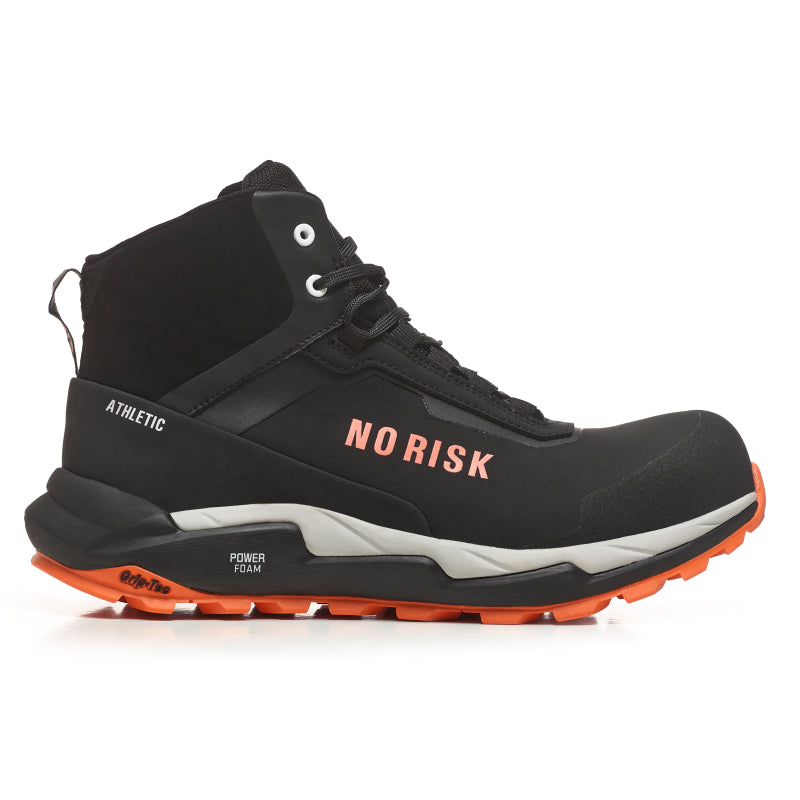 No risk athletic mid stx orange 1019.15 s7l | zwart oranje | maat 41 - 00.071.066.41