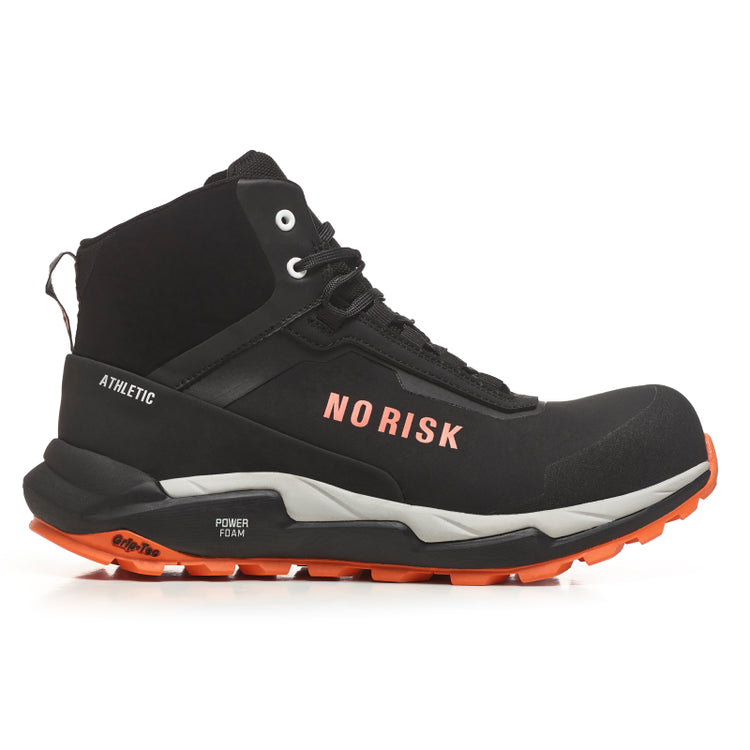 No risk athletic mid stx orange 1019.15 s7l | zwart oranje | maat 41 - 00.071.066.41