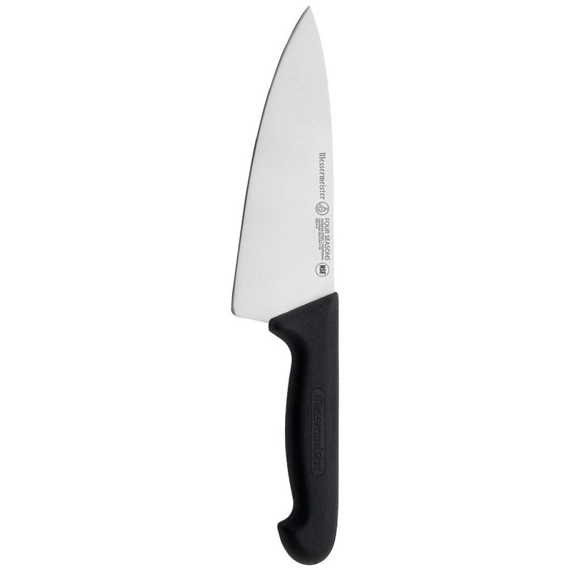 Messermeister four seasons koksmes breed 15 cm rvs zwart