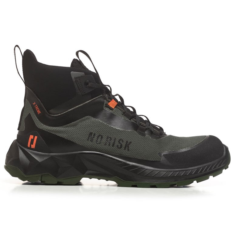 No risk x-treme mid green 1057.08 s3 | zwart groen | maat 39 - 5607421129393