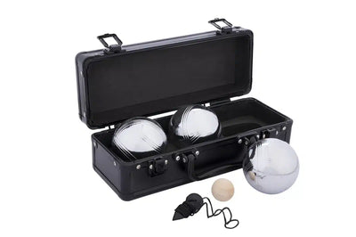 Engelhart jeu de boules 3 ballen in zwarte aluminium koffer