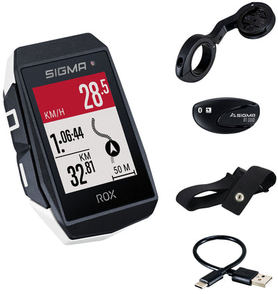 Sigma rox 11.1 evo gps hr set zw wi short butler+ant+ ble borstr+usb-c