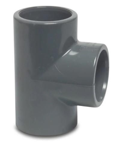 Pvc t-stuk 40mm 90° 16 bar kiwa
