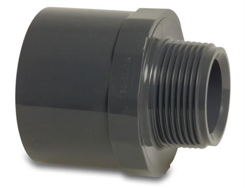 Pvc puntstuk 40 50mm x 1.1 4 10 bar