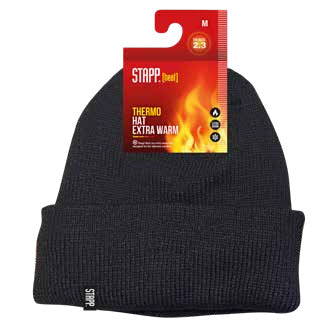 Stapp heat unisex beanie thinsulate 1-pack 70601 thermo | zwart 6990 | maat m - 8721198029247